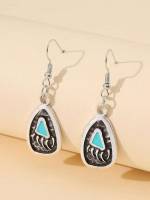 Antique Silver  Earrings 5809