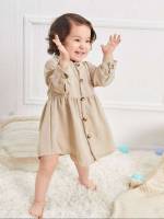 Regular Fit Stand Collar Long Sleeve Baby  Mom 160