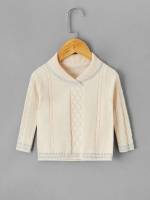 Regular Fit Casual Collar Baby Knitwear 1399