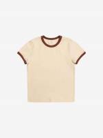 Apricot Short Sleeve Regular Fit Round Neck Kids Clothing 8789