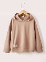  Casual Patched Apricot Girls Sweatshirts 774