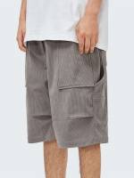 Loose Plain Street Men Shorts 4424