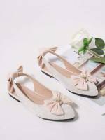  Apricot Bow Kids Flats 14