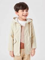 Hooded Button Long Sleeve Kids Clothing 148