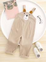 Straps Apricot Regular Fit Patched Toddler Boys Clothing 245