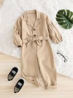  Plain Long Casual Kids Clothing 6369