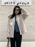 Patched Regular Fit Long Sleeve Regular Women Jackets 9287