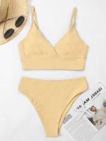  Casual Apricot Women Beachwear 1990