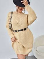 Short Casual Regular Fit Plain Plus Size Knitwear 5800