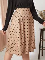  Elegant Zipper Plus Size Skirts 9893