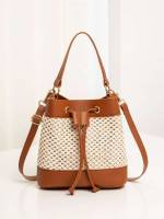 Geometric Apricot  Bags 6478