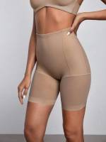  Apricot Plain Women Shapewear Bottoms 9466