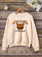  Halloween Casual Women Sweatshirts 9734