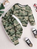  Regular Fit Army Green Baby Sets 3649