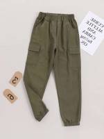 Plain Regular Fit Long Boys Clothing 7651