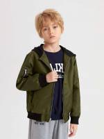 Regular Zipper Casual Regular Fit Boys Clothing 328