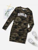  Letter Round Neck Kids Clothing 6266