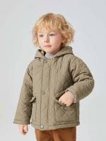 Regular Fit Regular Army Green Toddler Boy Winter Coats 1509