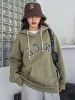 Regular Hooded Long Sleeve Women Sweatshirts 221