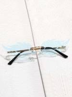  Rimless Baby Blue Men Sunglasses 6175