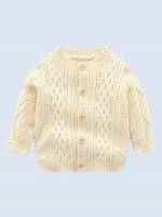 Long Sleeve Regular Fit Plain Baby Clothing 3046