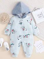  Cartoon Button Front Long Baby Clothing 153