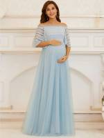  Maxi Off the Shoulder Regular Fit Baby  Mom 924