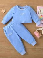  Round Neck Baby Blue Baby Clothing 7285