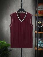  Sleeveless Regular Preppy Men Clothing 9927