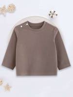  Long Sleeve Regular Fit Button Toddler Boy T-Shirts 5478