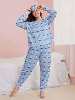 Cute Cartoon Plus Size Pajama Sets 867