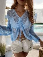  Long Sleeve Boho Women Beachwear 143