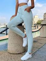  Casual Plain Women Sweater Pants 1456