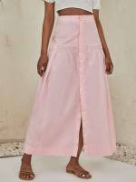 Plain Maxi Boho Women Bottoms 395