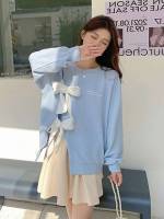 Regular Long Sleeve Oversized Casual Women Sweatshirts 4763