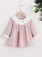  Round Neck Regular Fit Colorblock Baby  Mom 4473