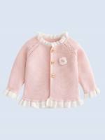 Ruffle Long Sleeve Regular Fit Round Neck Baby  Mom 3956