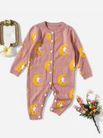 Long Round Neck Baby Pink Baby Clothing 1676