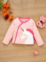 Casual Baby Pink Regular Fit Round Neck Baby  Mom 1180