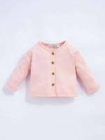  Baby Pink Long Sleeve Baby Tops 6766