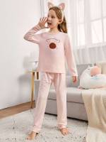  Round Neck Baby Pink Kids Underwear  Sleepwear 6917