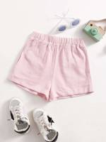 Regular Fit Button Baby Pink Girls Clothing 4831