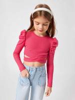 Dressy Criss Cross Slim Fit Girls T-Shirts 474