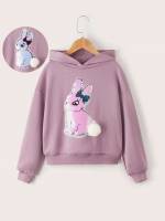 Regular Fit Regular Cartoon Girls Sweatshirts 71