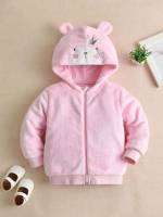 Regular Fit Baby Pink Cartoon Short Kids Clothing 958
