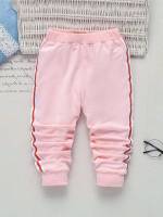  Baby Pink Striped Toddler Girls Bottoms 4117