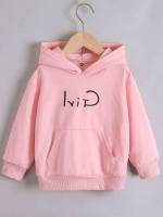 Letter Pocket Baby Pink Kids Clothing 641