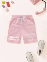 Baby Pink Cartoon Casual Toddler Girls Bottoms 1953