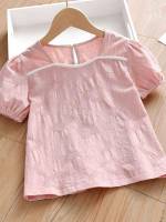 Regular Short Sleeve Regular Fit Kids Clothing 560