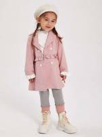  Baby Pink Lapel Short Kids Clothing 3220